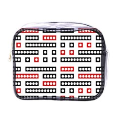 Geometric Sequence Print Pattern Design Mini Toiletries Bag (one Side)