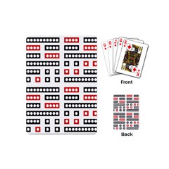 Geometric Sequence Print Pattern Design Playing Cards Single Design (mini)