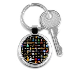 Glitch Glitchen Misc One Key Chain (round) by WetdryvacsLair