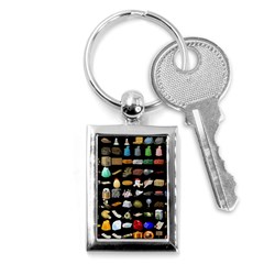 Glitch Glitchen Misc One Key Chain (rectangle) by WetdryvacsLair