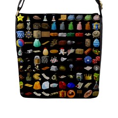 Glitch Glitchen Misc One Flap Closure Messenger Bag (l) by WetdryvacsLair