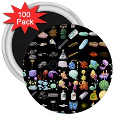 Glitch Glitchen Misc Two 3  Magnets (100 pack)