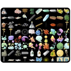 Glitch Glitchen Misc Two Fleece Blanket (Medium) 