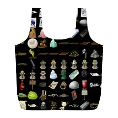 Glitch Glitchen Misc Three Full Print Recycle Bag (l) by WetdryvacsLair