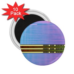 Glitched Vaporwave Hack The Planet 2 25  Magnets (10 Pack)  by WetdryvacsLair