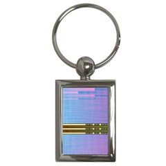 Glitched Vaporwave Hack The Planet Key Chain (rectangle) by WetdryvacsLair