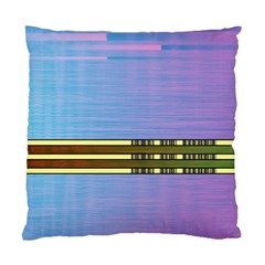 Glitched Vaporwave Hack The Planet Standard Cushion Case (one Side) by WetdryvacsLair