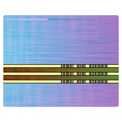 Glitched Vaporwave Hack The Planet Double Sided Flano Blanket (medium)  by WetdryvacsLair