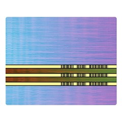 Glitched Vaporwave Hack The Planet Double Sided Flano Blanket (large)  by WetdryvacsLair