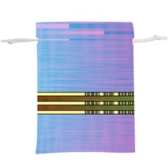 Glitched Vaporwave Hack The Planet  Lightweight Drawstring Pouch (xl) by WetdryvacsLair