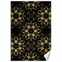 Black And Gold Pattern Canvas 20  X 30  by Dazzleway