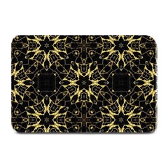 Black And Gold Pattern Plate Mats by Dazzleway