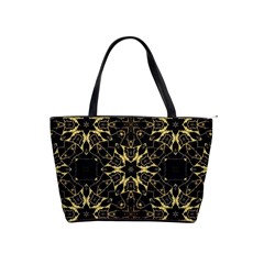 Black And Gold Pattern Classic Shoulder Handbag by Dazzleway