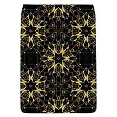 Black And Gold Pattern Removable Flap Cover (l) by Dazzleway