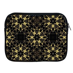 Black And Gold Pattern Apple Ipad 2/3/4 Zipper Cases by Dazzleway