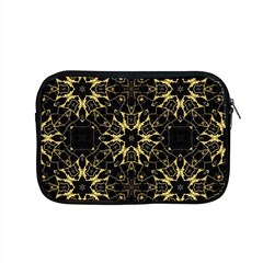 Black And Gold Pattern Apple Macbook Pro 15  Zipper Case by Dazzleway