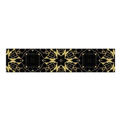 Black And Gold Pattern Velvet Scrunchie by Dazzleway