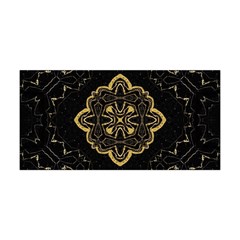 Ornate Black And Gold Yoga Headband by Dazzleway