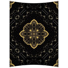 Ornate Black And Gold Back Support Cushion by Dazzleway