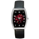 Love Deception Concept Artwork Barrel Style Metal Watch Front