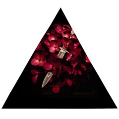 Love Deception Concept Artwork Wooden Puzzle Triangle by dflcprintsclothing