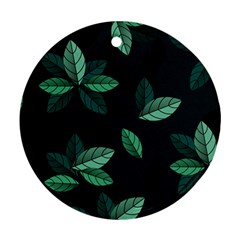 Foliage Round Ornament (two Sides)