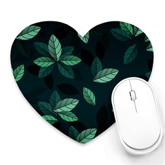 Foliage Heart Mousepads