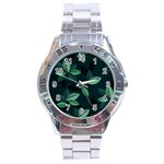 Foliage Stainless Steel Analogue Watch Front