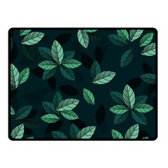 Foliage Double Sided Fleece Blanket (small) 