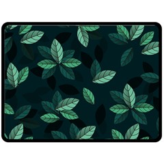 Foliage Double Sided Fleece Blanket (large)  by HermanTelo