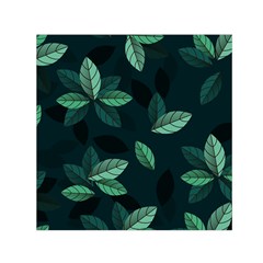 Foliage Small Satin Scarf (square)