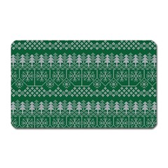 Christmas Knit Digital Magnet (rectangular)