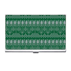 Christmas Knit Digital Business Card Holder