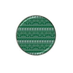 Christmas Knit Digital Hat Clip Ball Marker (4 Pack)