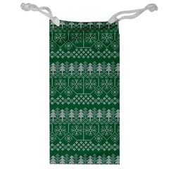 Christmas Knit Digital Jewelry Bag