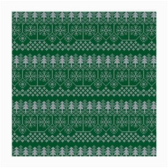 Christmas Knit Digital Medium Glasses Cloth by Mariart