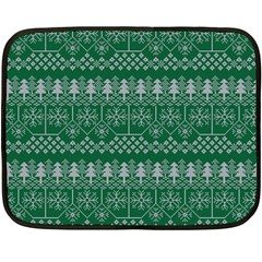 Christmas Knit Digital Fleece Blanket (mini)