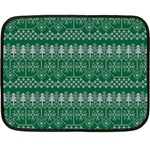 Christmas Knit Digital Fleece Blanket (Mini) 35 x27  Blanket