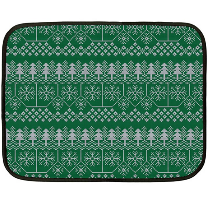 Christmas Knit Digital Fleece Blanket (Mini)