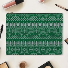 Christmas Knit Digital Cosmetic Bag (xl)