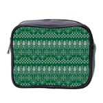 Christmas Knit Digital Mini Toiletries Bag (Two Sides) Front