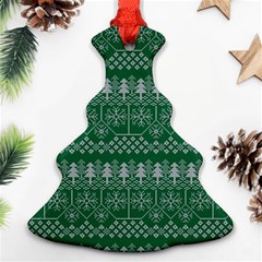 Christmas Knit Digital Ornament (christmas Tree) 