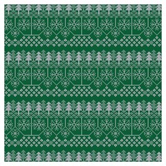 Christmas Knit Digital Long Sheer Chiffon Scarf  by Mariart