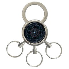 Mandala - 0007 - Complications 3-ring Key Chain by WetdryvacsLair