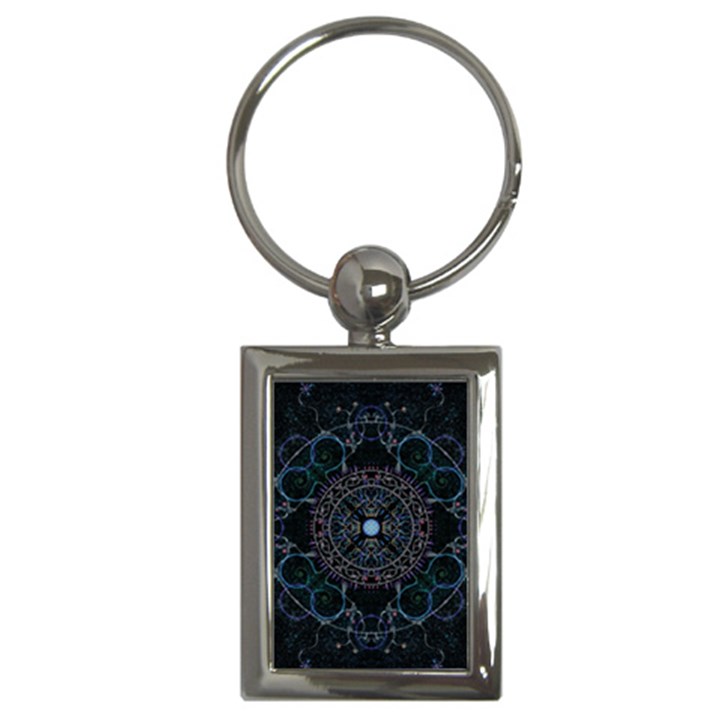 Mandala - 0007 - Complications Key Chain (Rectangle)