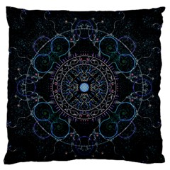 Mandala - 0007 - Complications Standard Flano Cushion Case (one Side) by WetdryvacsLair