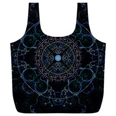 Mandala - 0007 - Complications Full Print Recycle Bag (xxl) by WetdryvacsLair