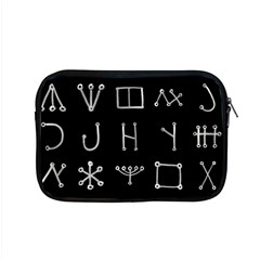 Heinrich Cornelius Agrippa Of Occult Philosophy 1651 Malachim Alphabet Collected Inverted Square Apple Macbook Pro 15  Zipper Case by WetdryvacsLair