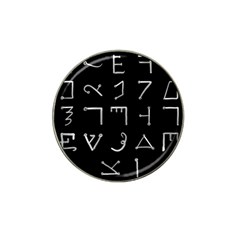 Heinrich Cornelius Agrippa Of Occult Philosophy 1651 Passing Of The River Collected Inverted Square Hat Clip Ball Marker (4 Pack) by WetdryvacsLair