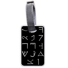 Heinrich Cornelius Agrippa Of Occult Philosophy 1651 Passing Of The River Collected Inverted Square Luggage Tag (one Side) by WetdryvacsLair